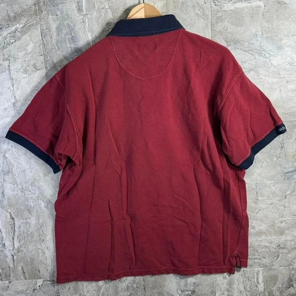 Chaps‎ Ralph Lauren red & blue polo shirt Size XXL Men's 100% Cotton #preppy